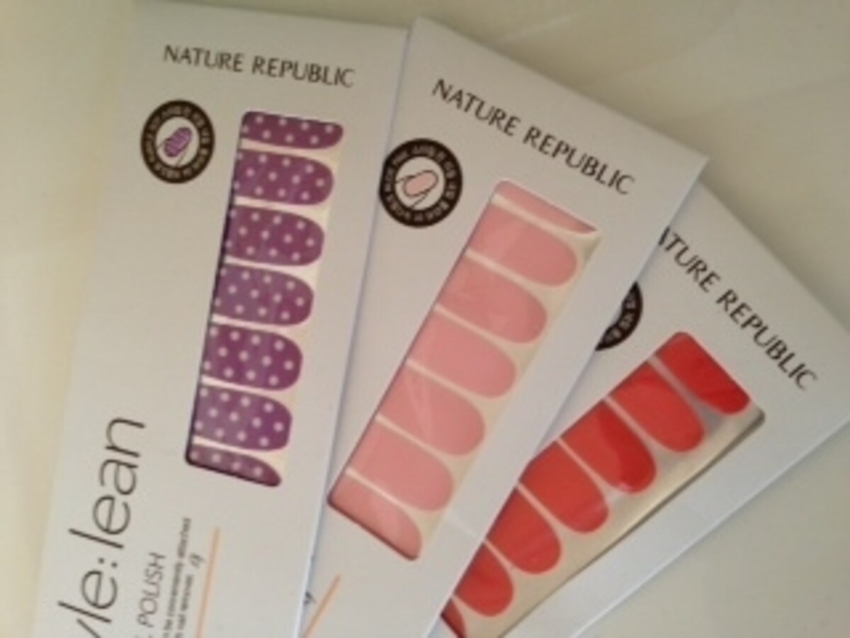 NATURE REPUBLICのネイルシート
