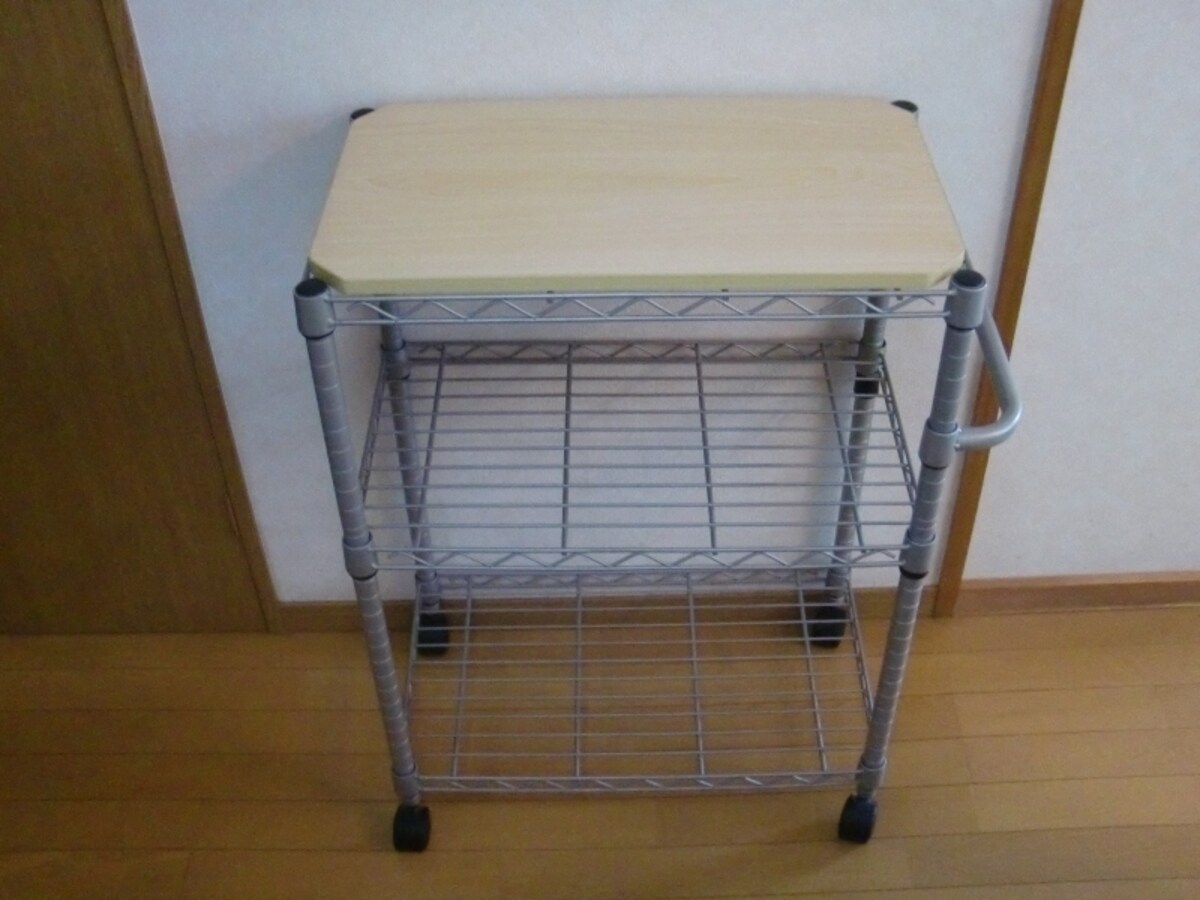 キャスター付き収納ワゴン　
