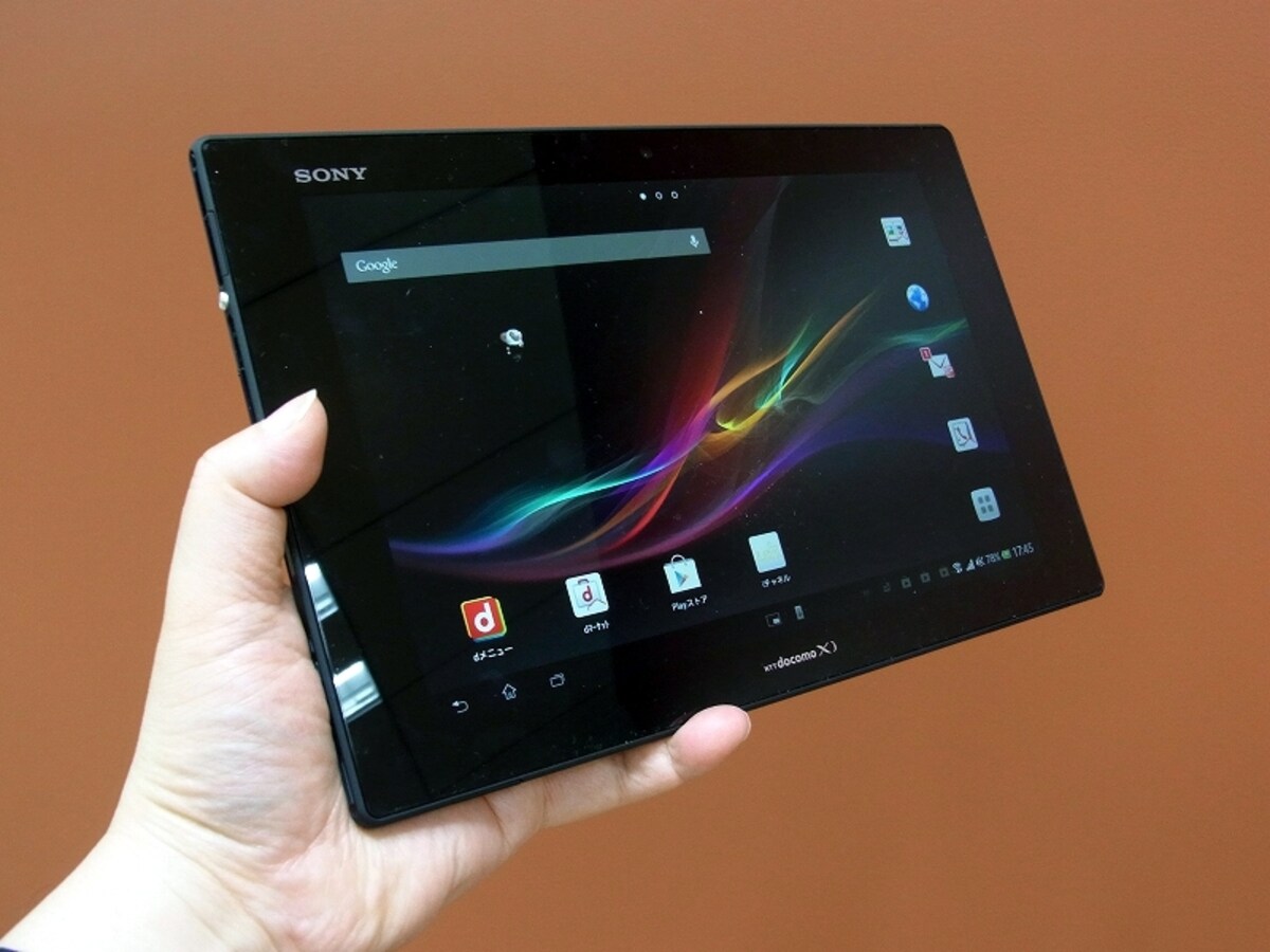 軽い、薄いを実現した10.1インチXperiaTM Tablet Z SO-03E