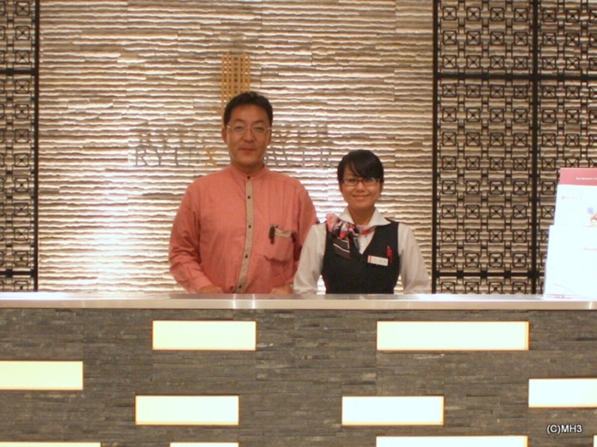 販売事務所の受付
