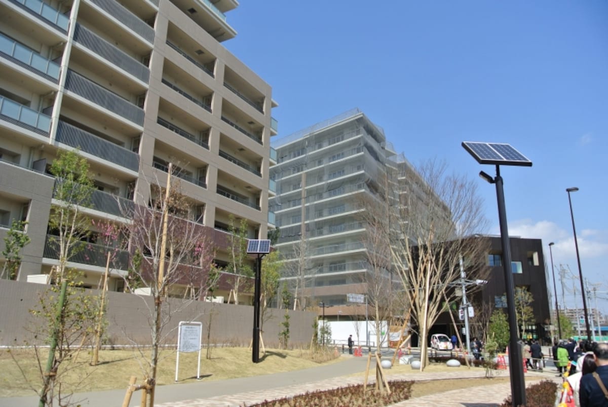 プラウド船橋の街路