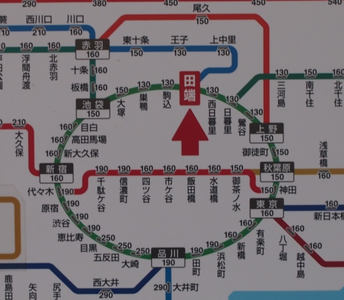 他の山手線の駅とはなにか違う雰囲気の田端駅だ。