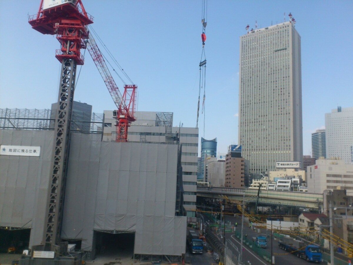 建設中のBrillia Tower 池袋