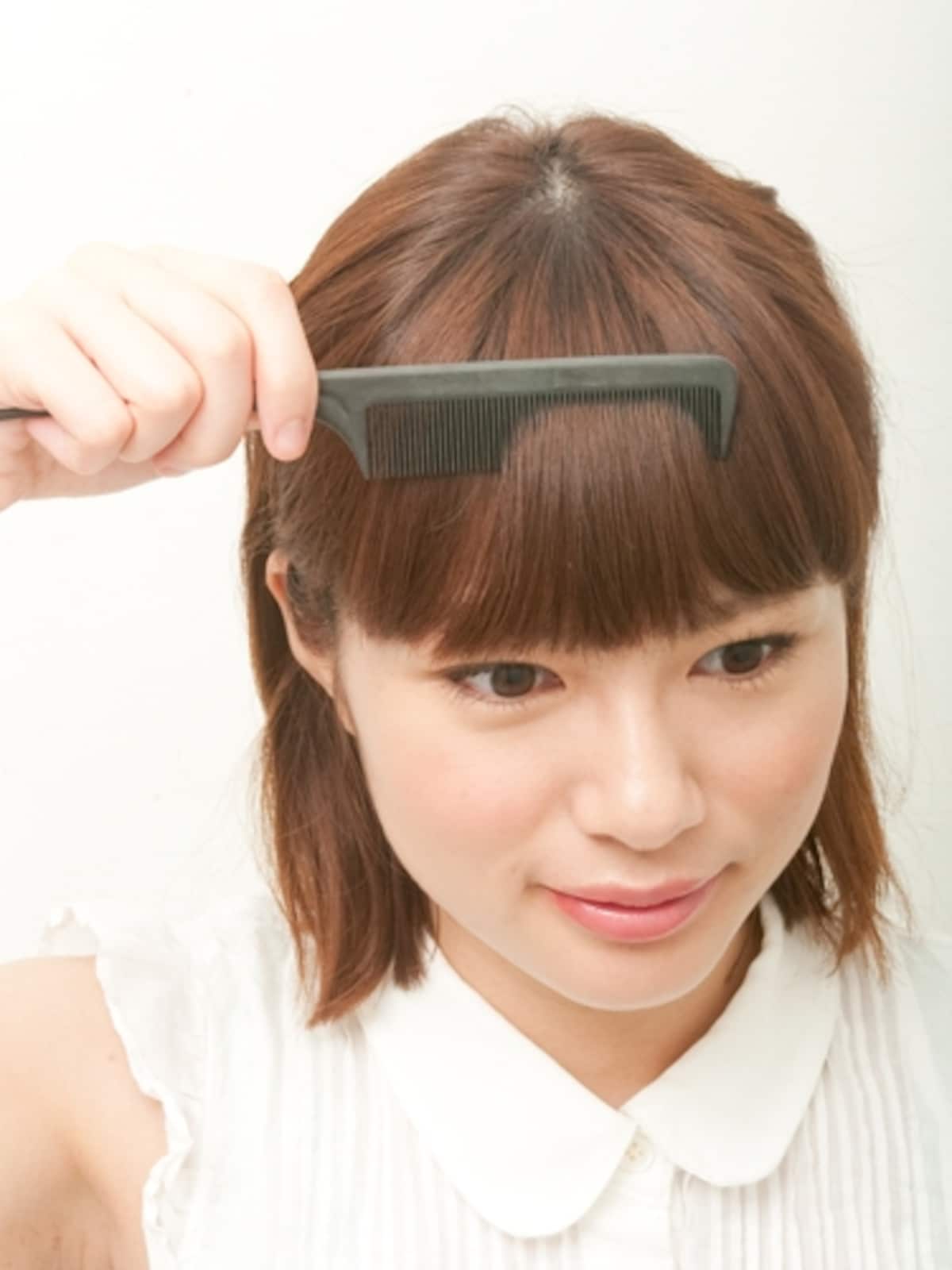 前髪にツヤが出ると上品になる