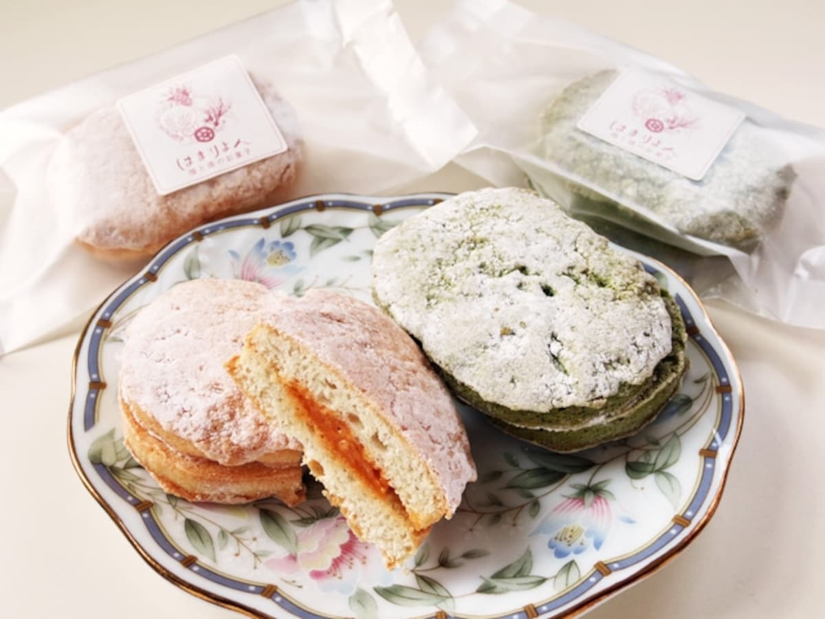 はまりよん（プレーン・抹茶各3個）1365円