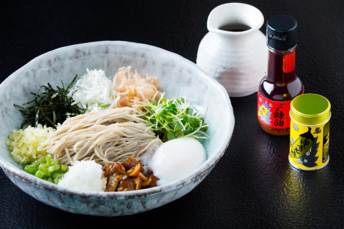 村民食堂の蕎麦