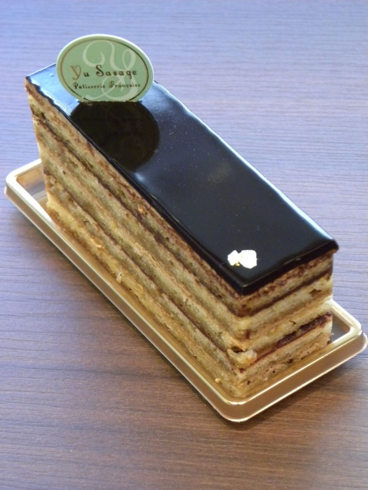 「パティスリー ユウ ササゲ」の「オペラ」(450円)