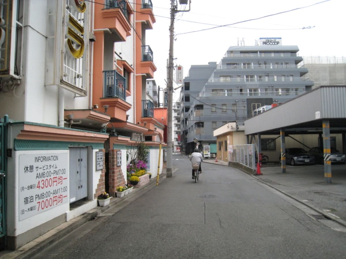 かつての歓楽街