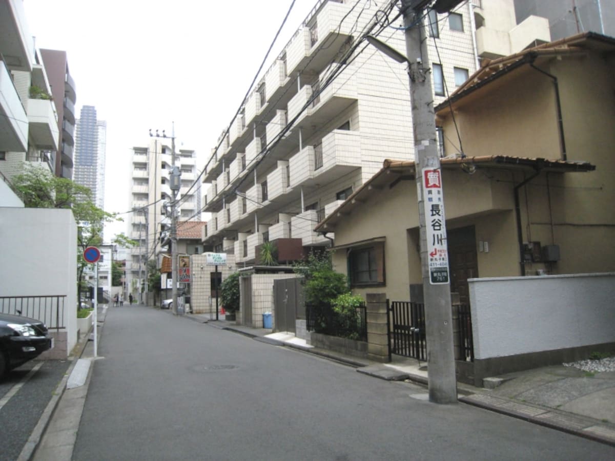 混在する住宅街