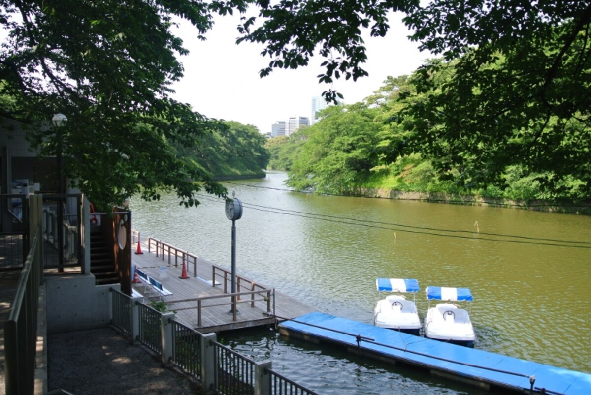 千鳥ヶ淵のボート乗り場