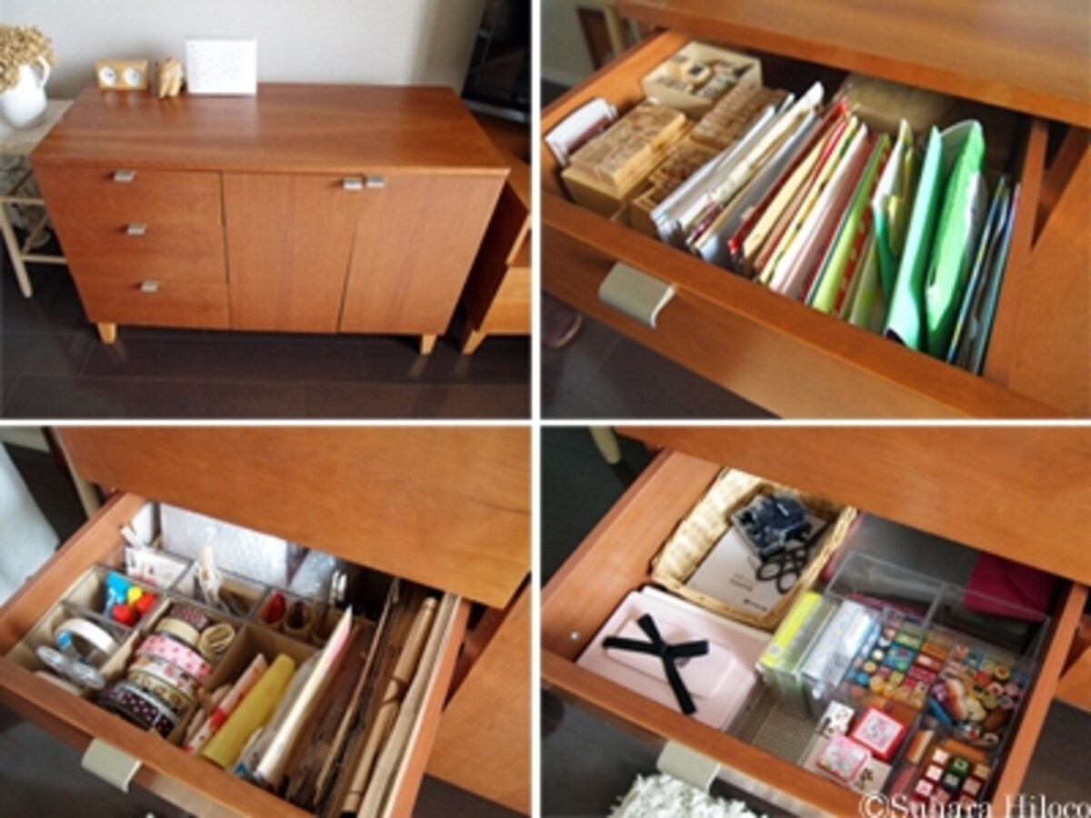 文具や手紙の収納法