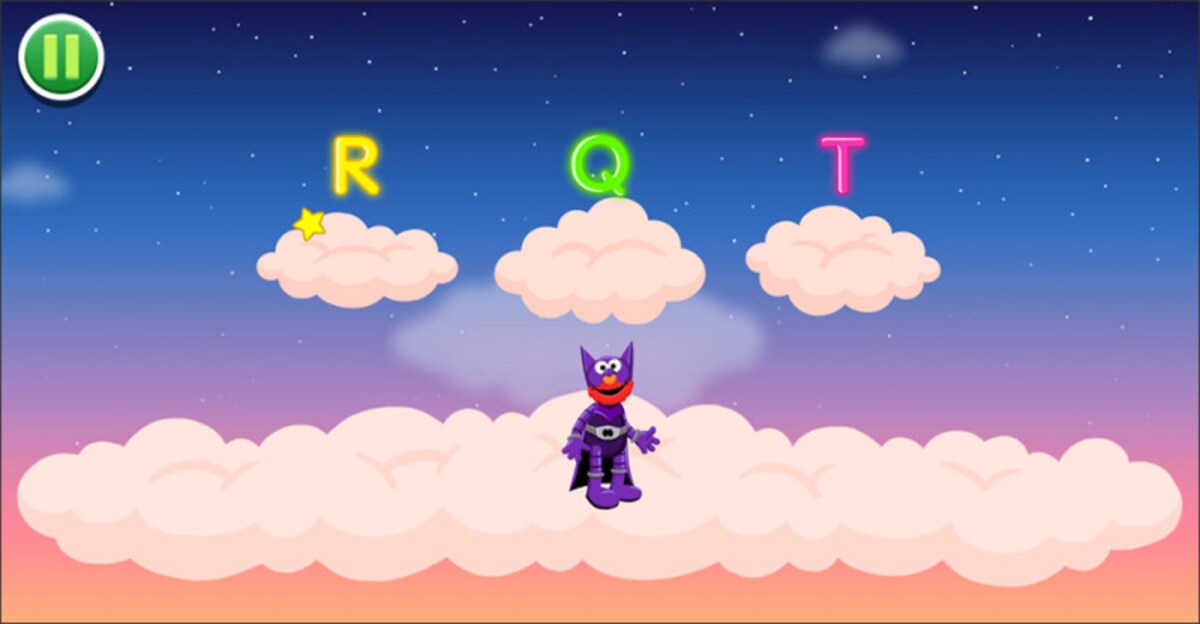 アルファベットゲーム無料 Super Elmo's ABC Jump