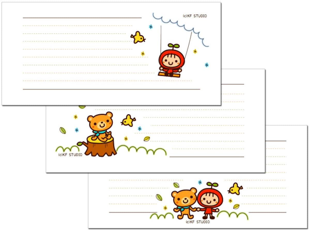 KF STUDIO レターびんせん