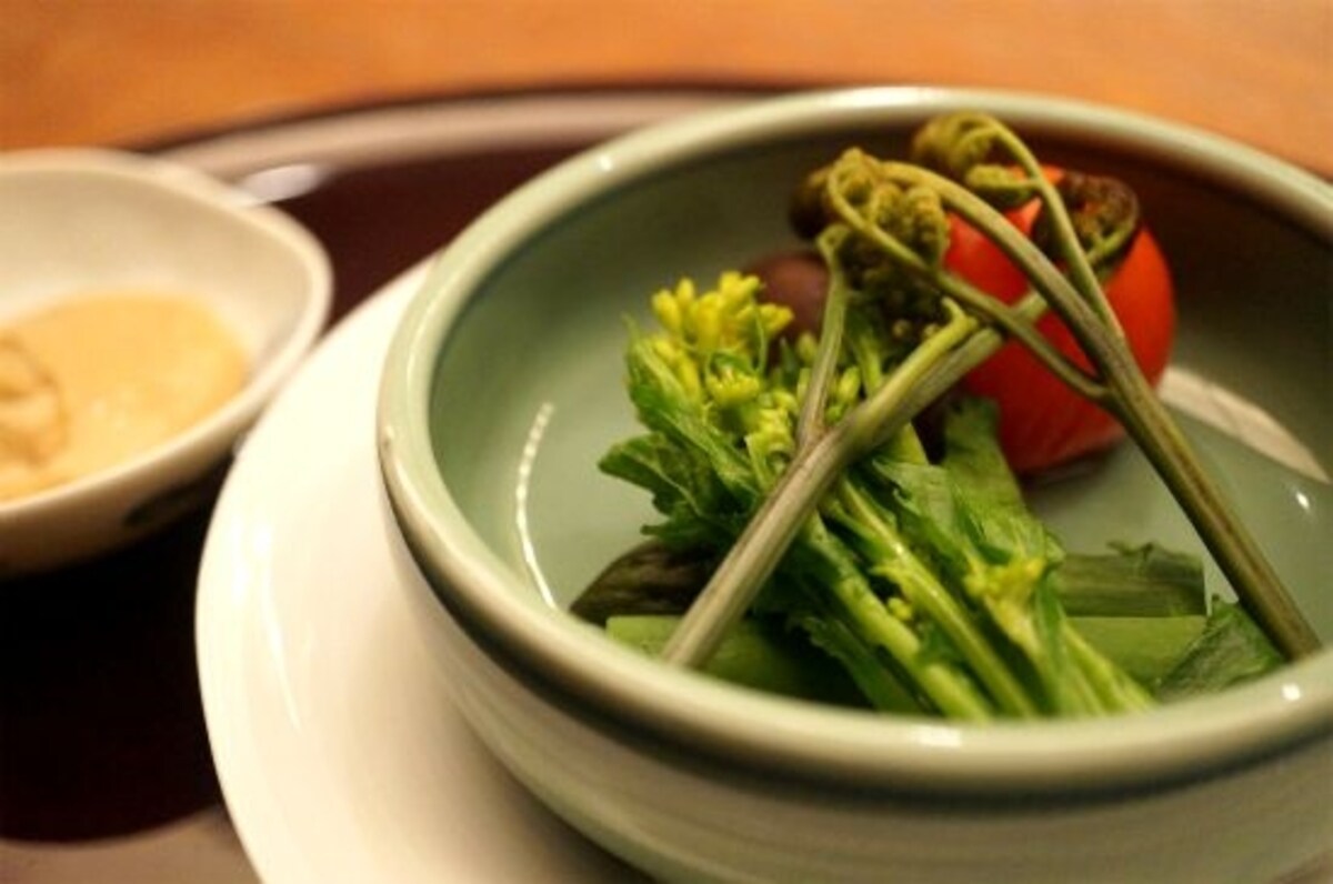 有機野菜の蒸し物.1
