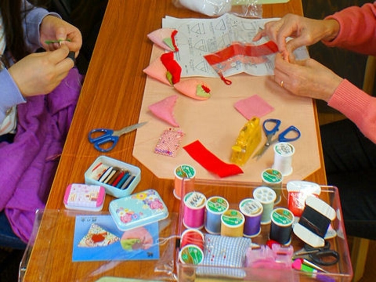 つるし飾り制作体験工房「絹の会」