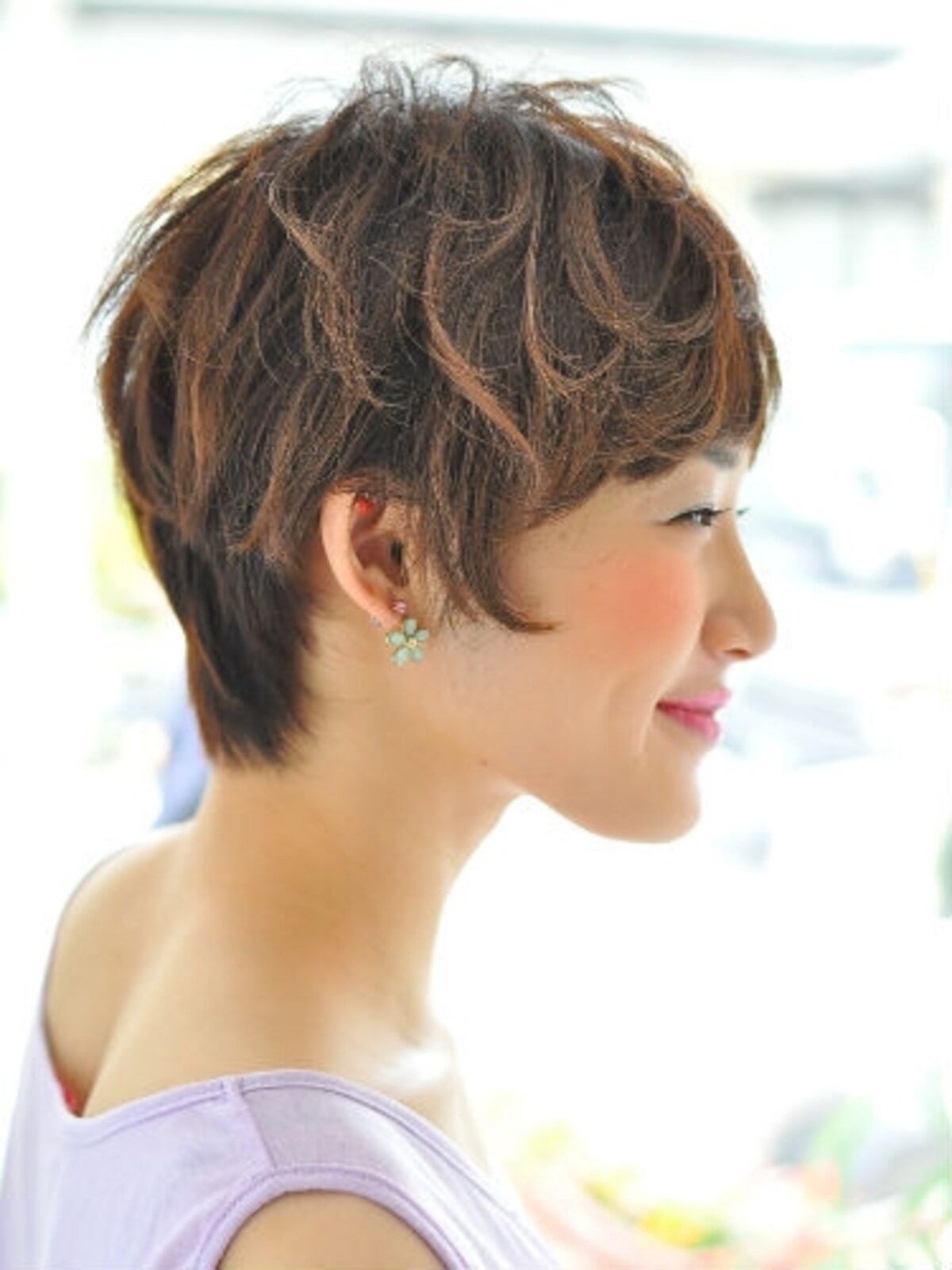 シフォンマッシュショート