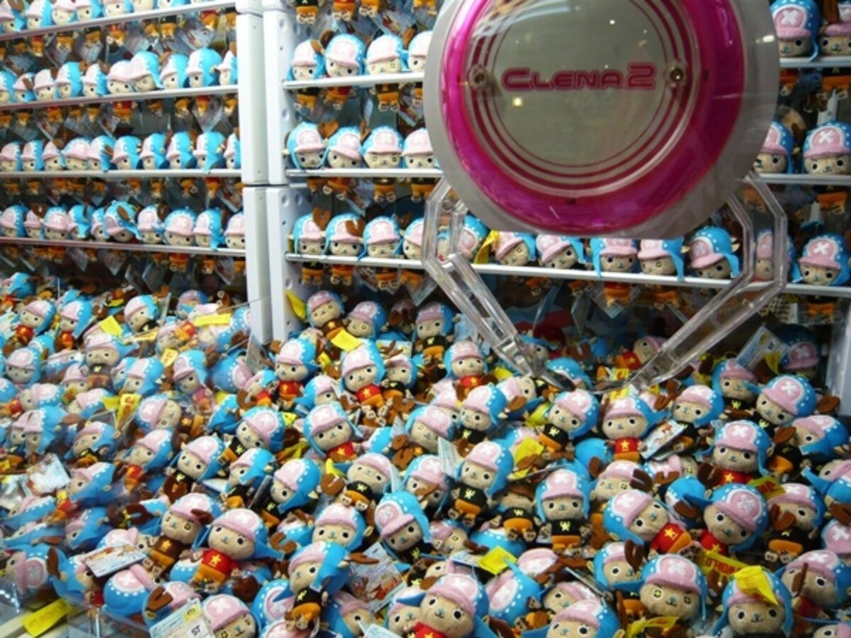 チョッパーのぬいぐるみクレーンゲーム