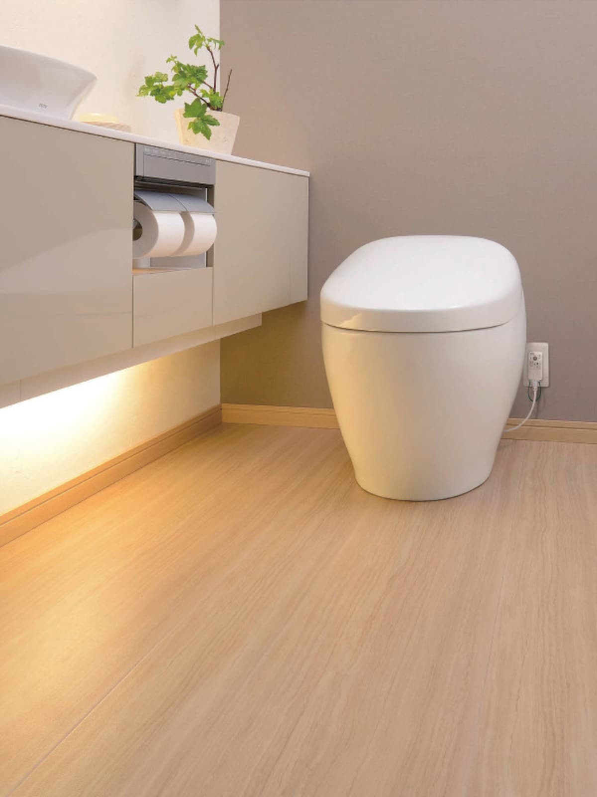 トイレの床セラミックタイル