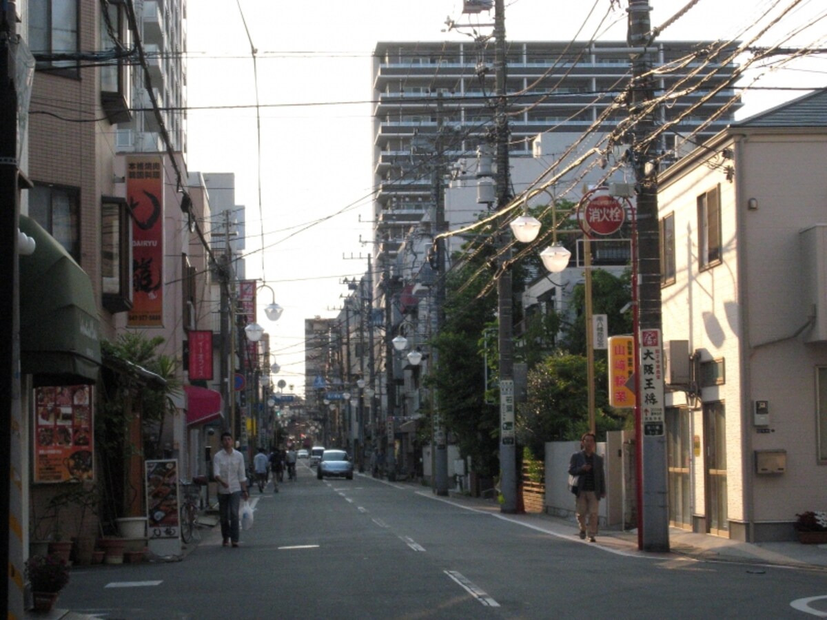 駅近くの飲食店街