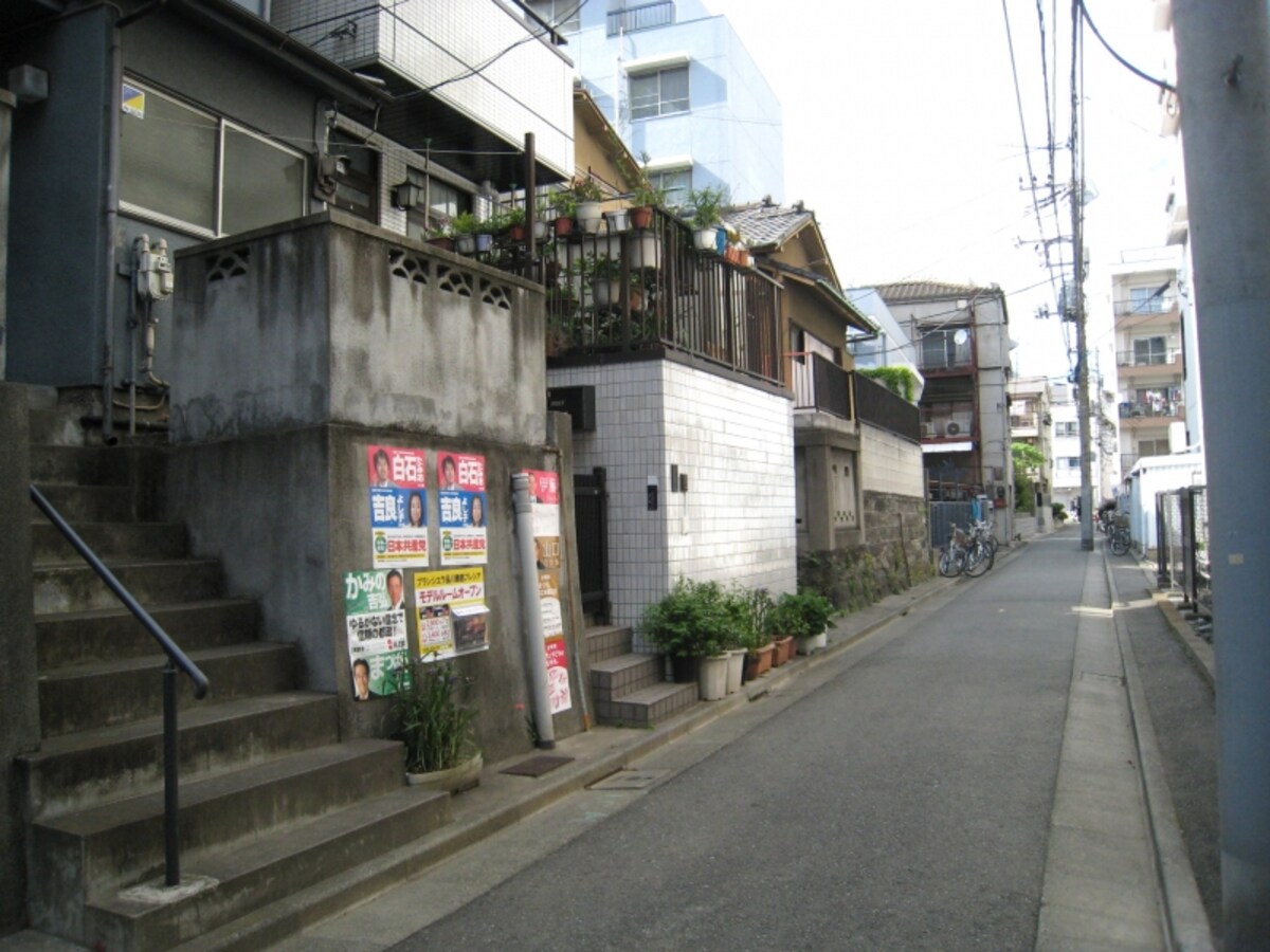 かつての海岸線