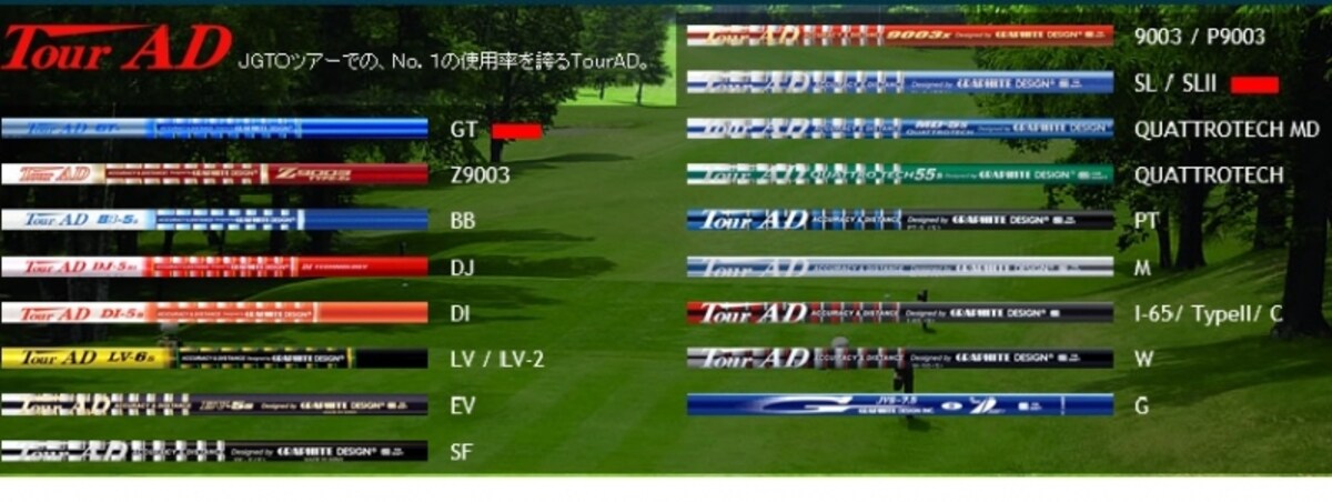 グラファイトデザイン　シャフト　Tour AD
