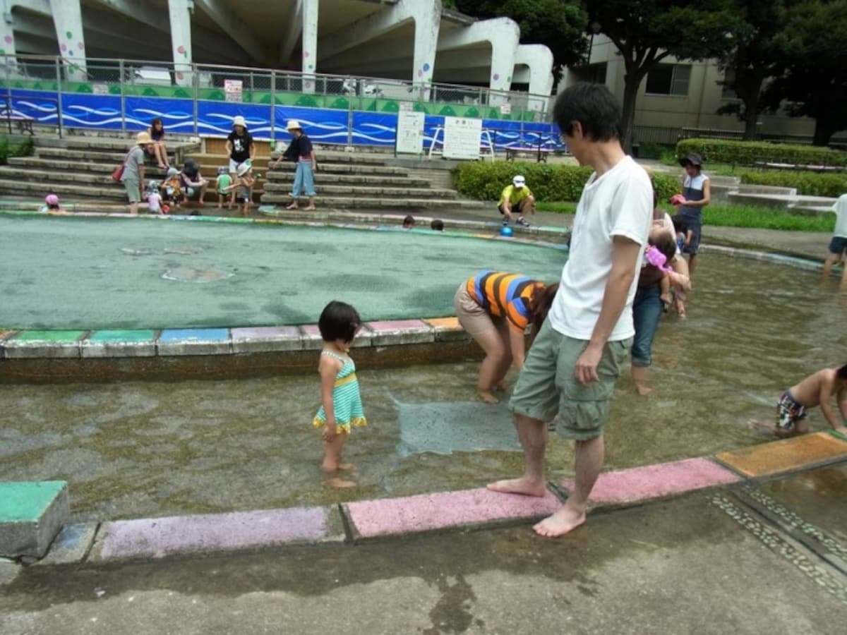 駒沢公園のじゃぶじゃぶ池