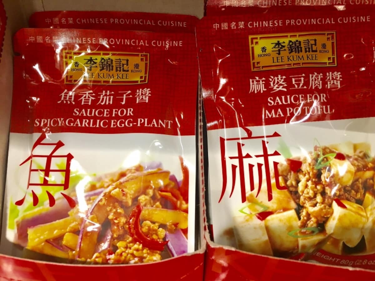 マーボー豆腐や茄子のソースもある