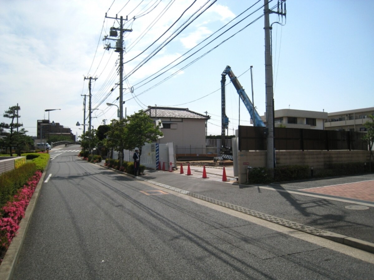 マンション建設現場