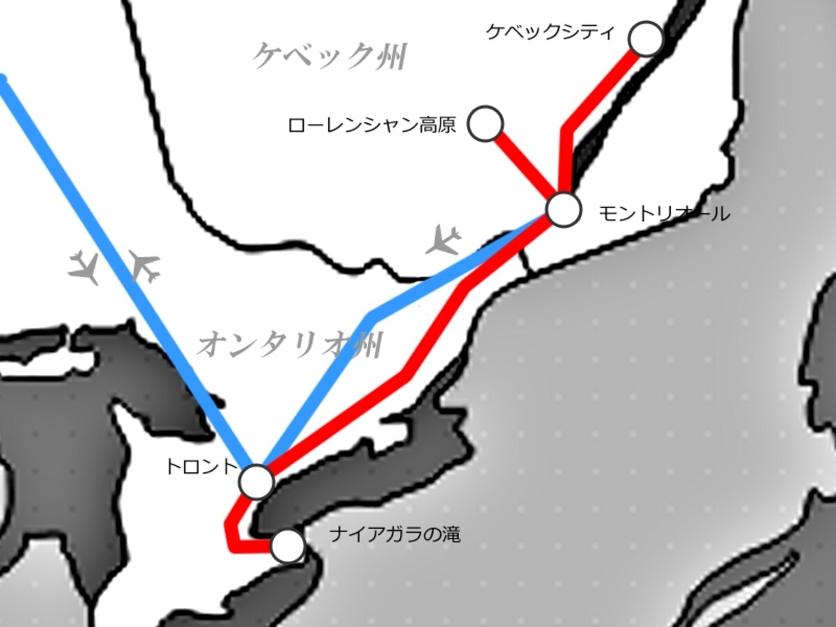 メープル街道を早回り （クリックで拡大）