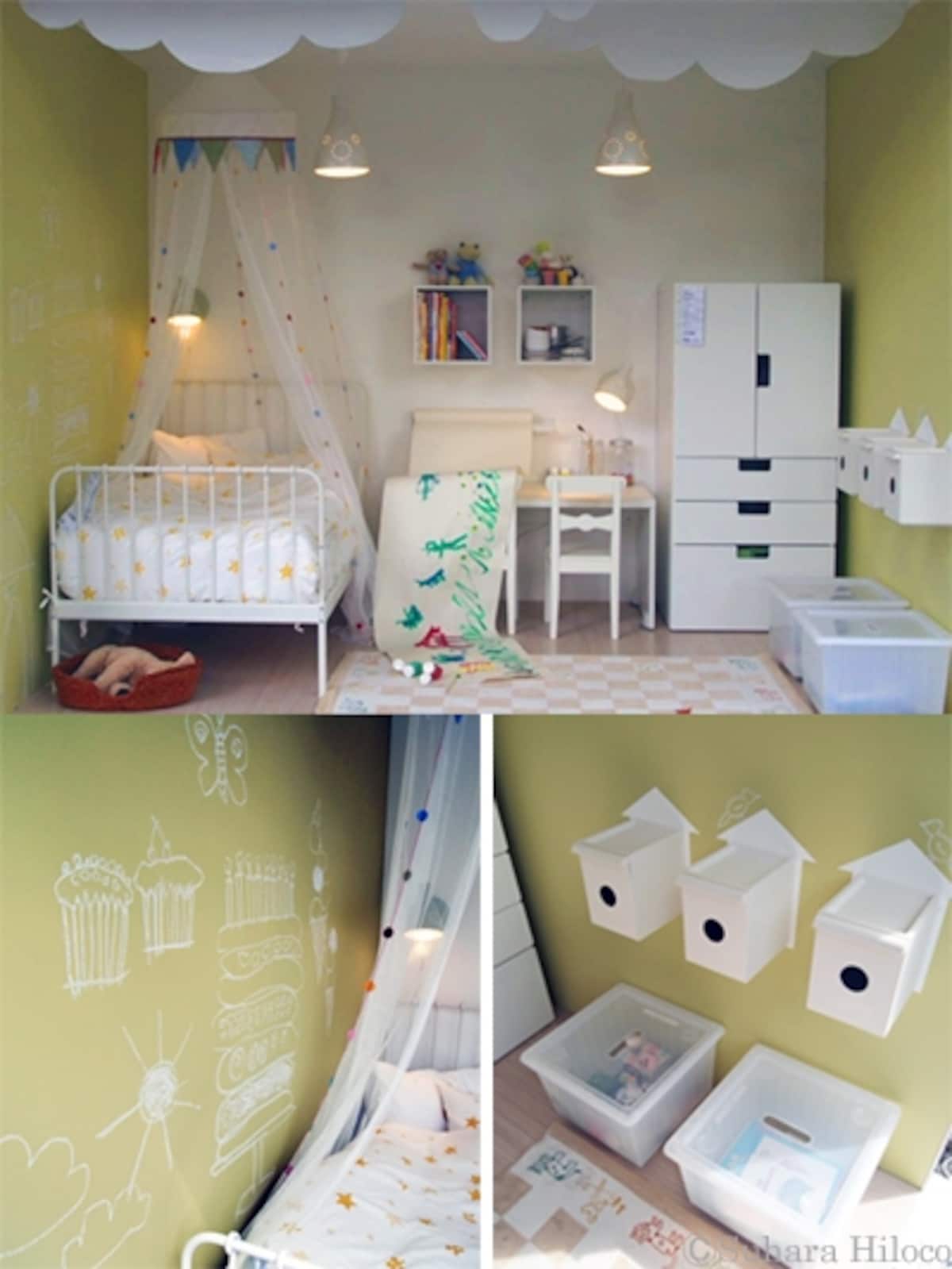 イケアの3畳子供部屋と収納家具