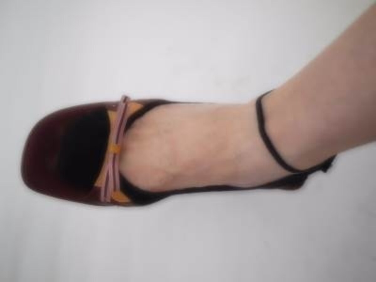 オープントゥタイプの靴下