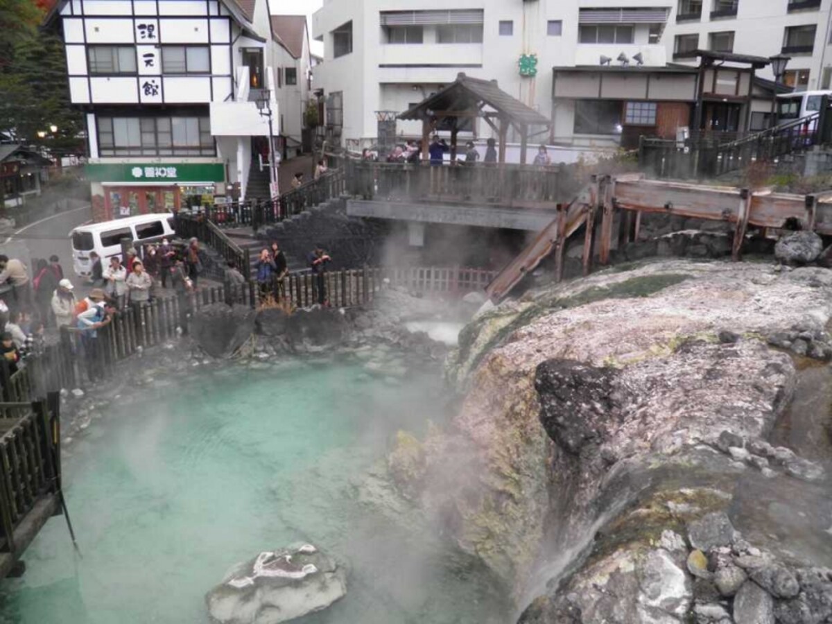 群馬県の温泉街「草津温泉」　