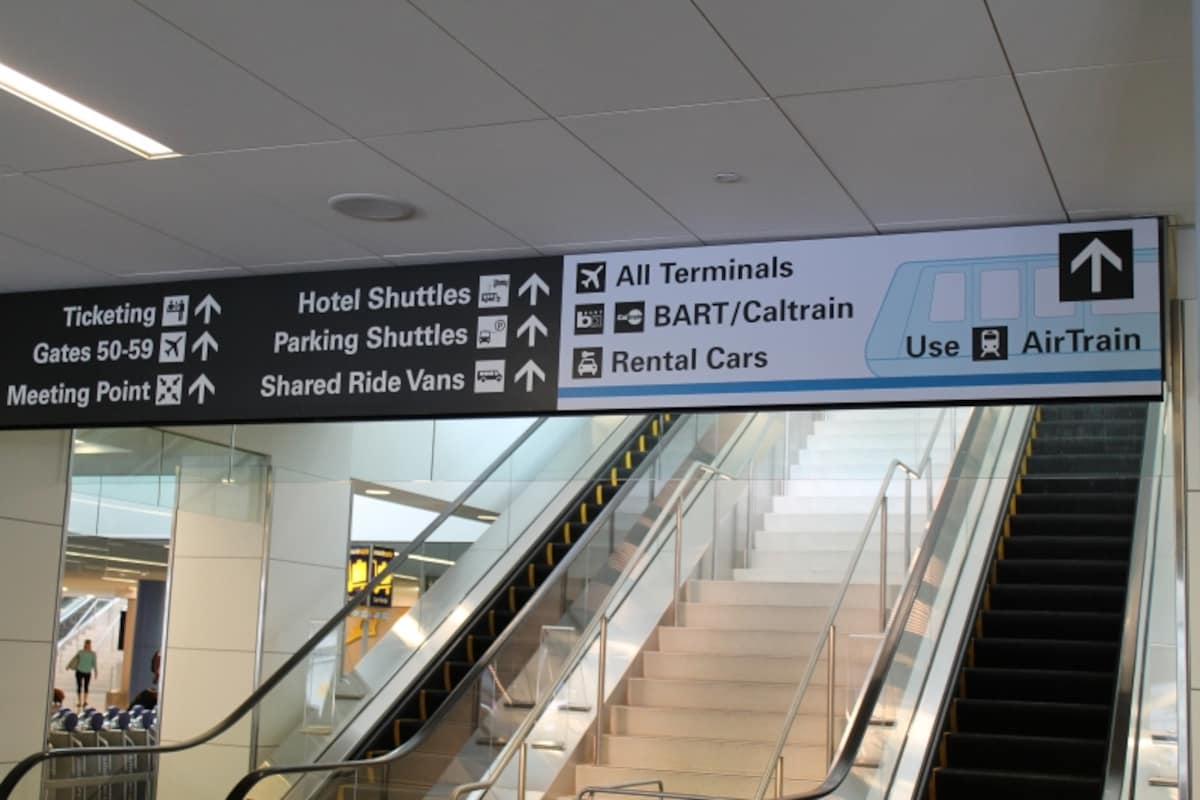 ground transportation sign