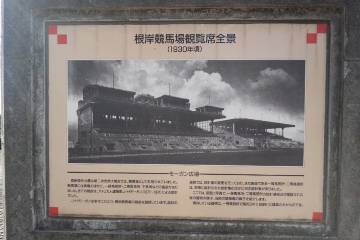 競馬場跡地にできた「根岸森林公園」