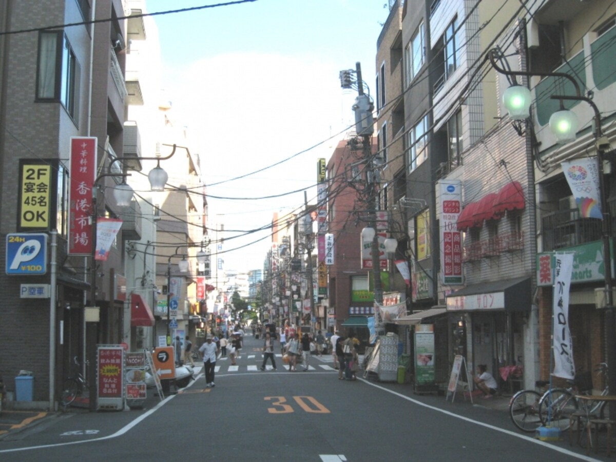 北口の飲食店街