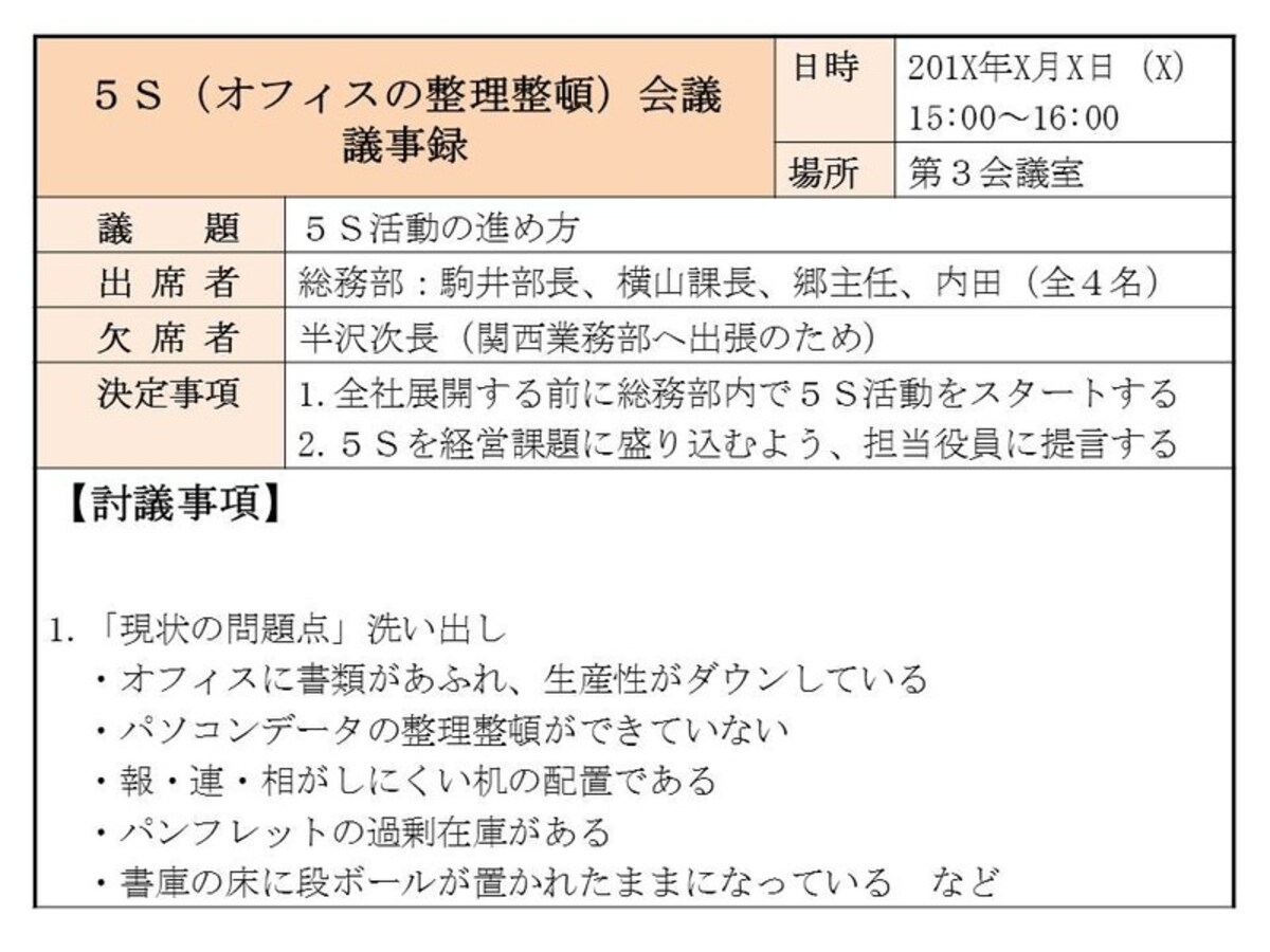 議事録,書き方,例,議事録の書き方,会議,フォーマット,見本,会議議事録,ミーティング 議事録,議事録とは,打ち合わせ,懸案事項