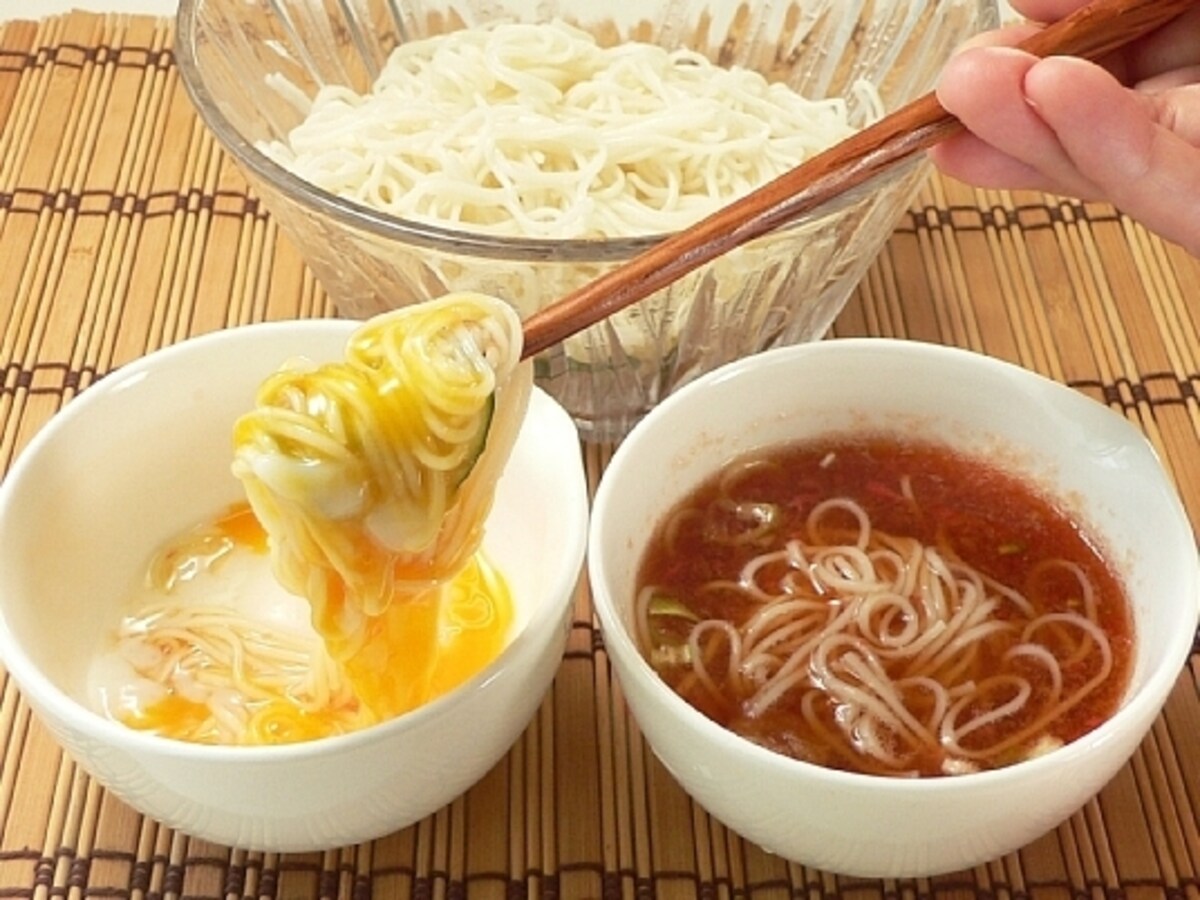 すき焼き風そうめん　
