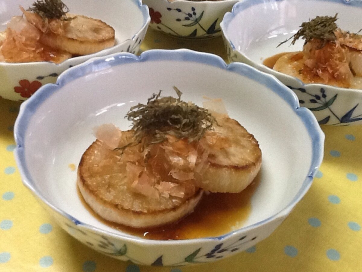 大根の炒め焼き