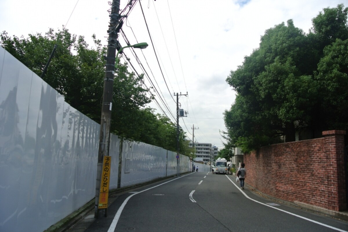 桜上水ガーデンズの敷地