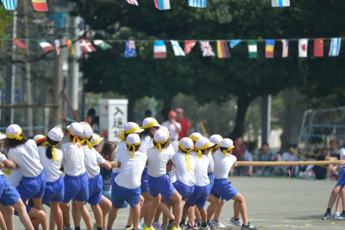 「がんばれ～！」応援にも熱が入る運動会