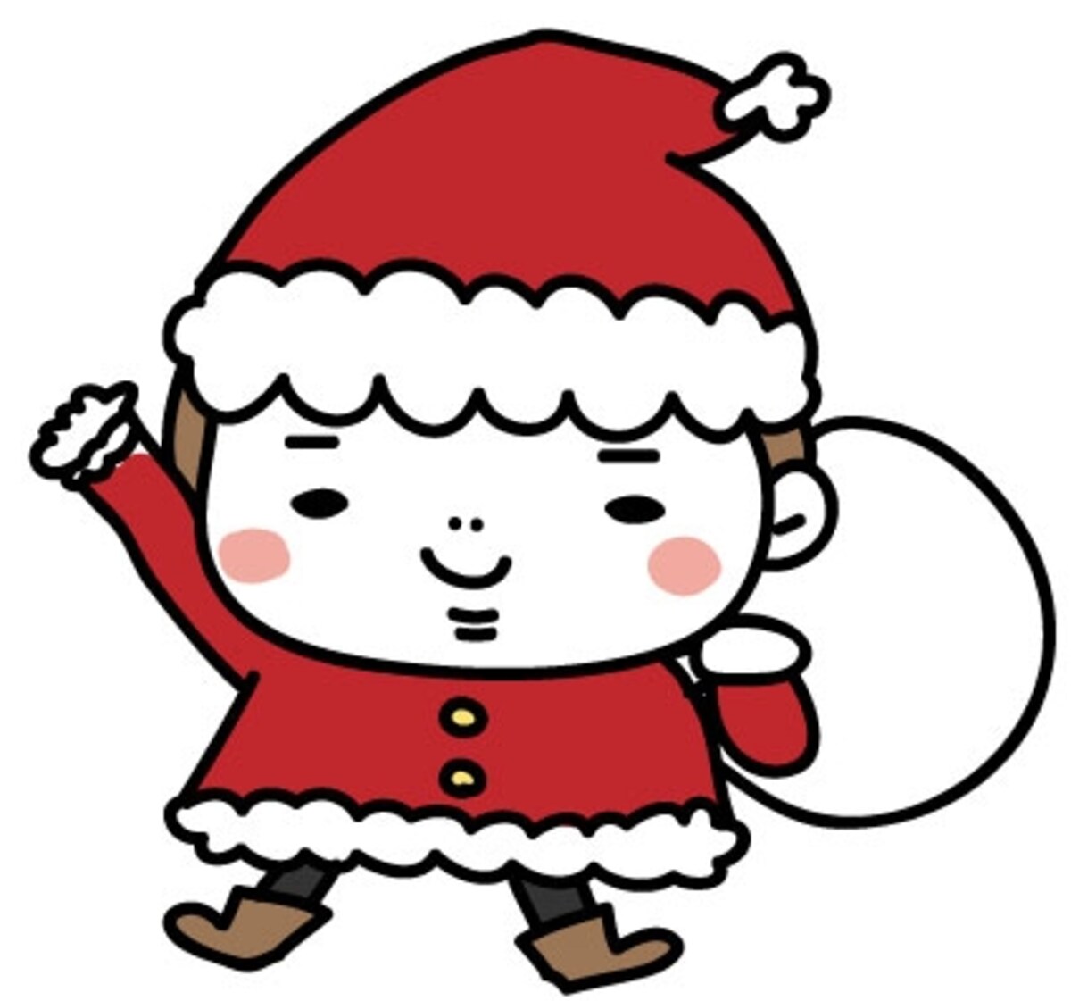 男の子　クリスマス　イラスト　カラー　かわいい
