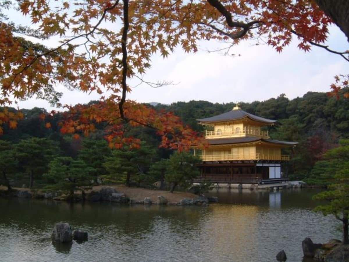 金閣寺の紅葉