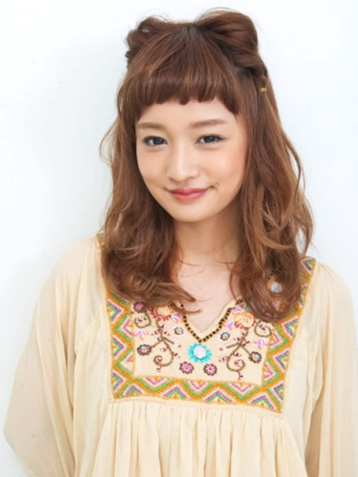 猫耳ヘアアレンジ