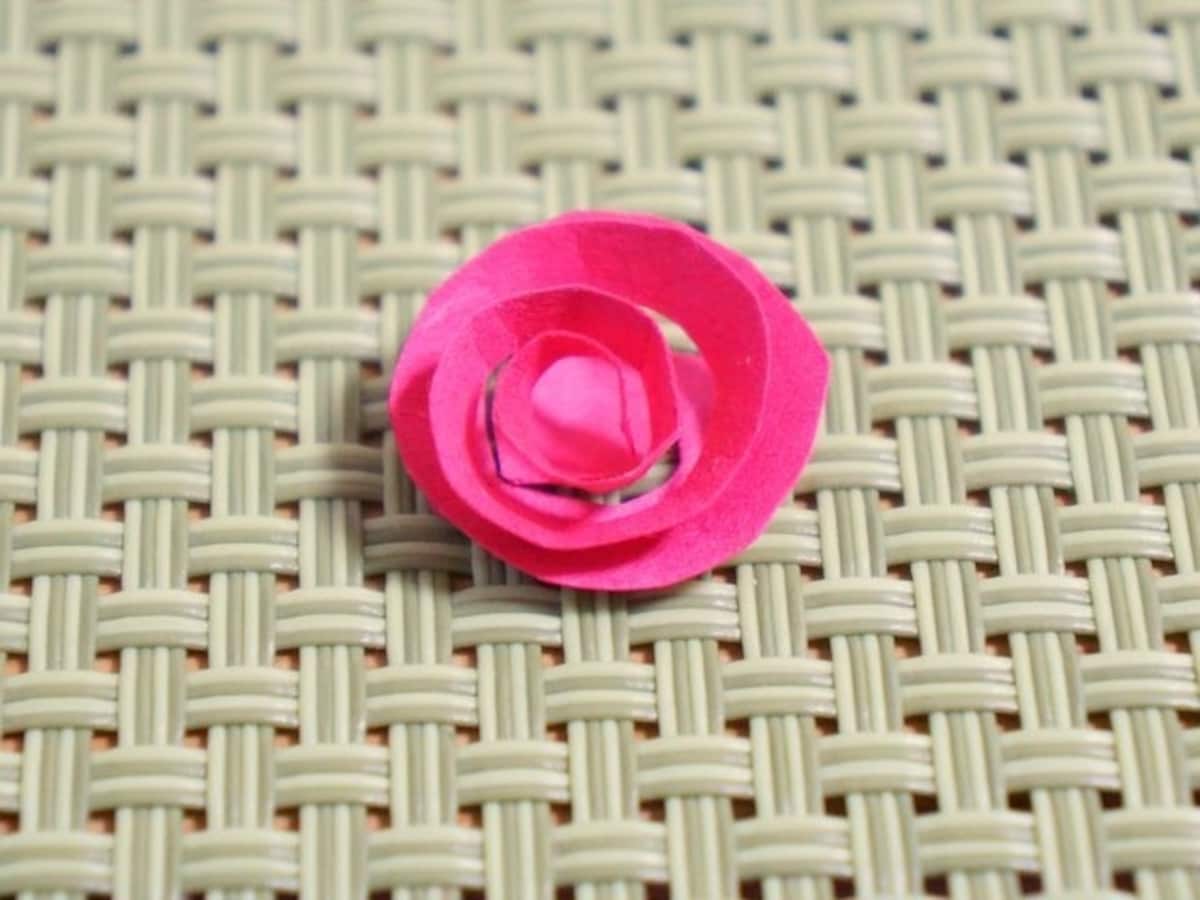 立体的なバラ
