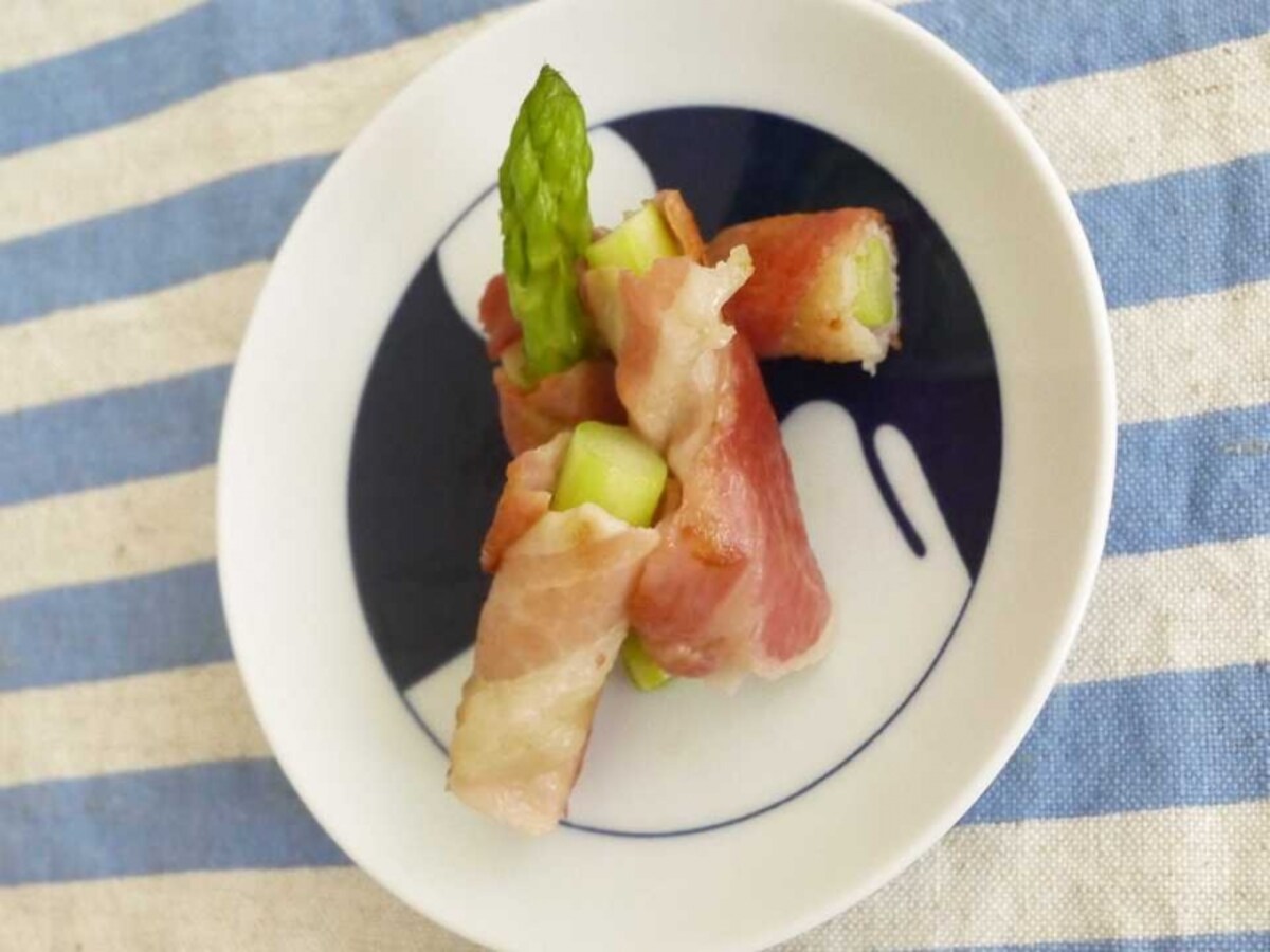 「アスパラベーコン巻き」