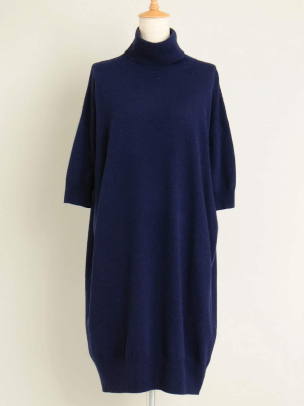 HACHE(アッシュ) タートルネック カシミア混 ニット ワンピース（13AW）
