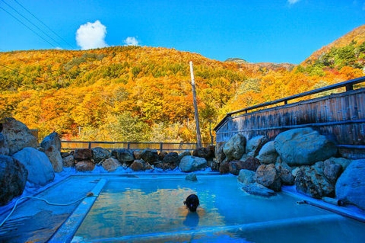 七味温泉紅葉館「野天風呂」