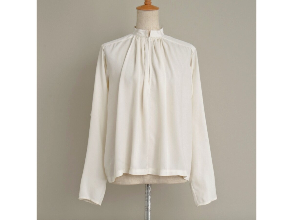 APIECE APART(アピースアパート) スリット ワイド ブラウス（13AW）