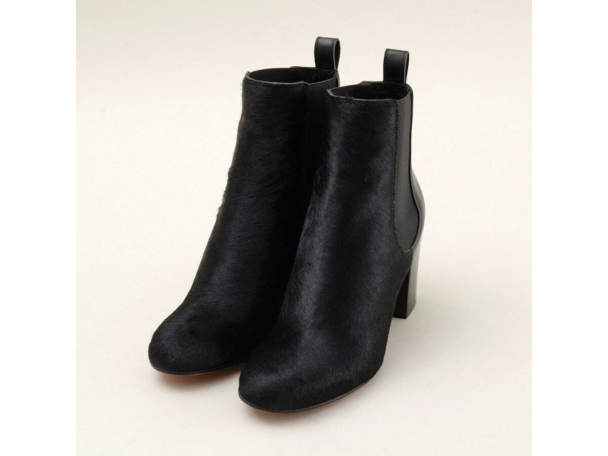 GIVENCHY(ジバンシー) ハラコ× レザー切替 サイドゴア ブーツ（13AW）