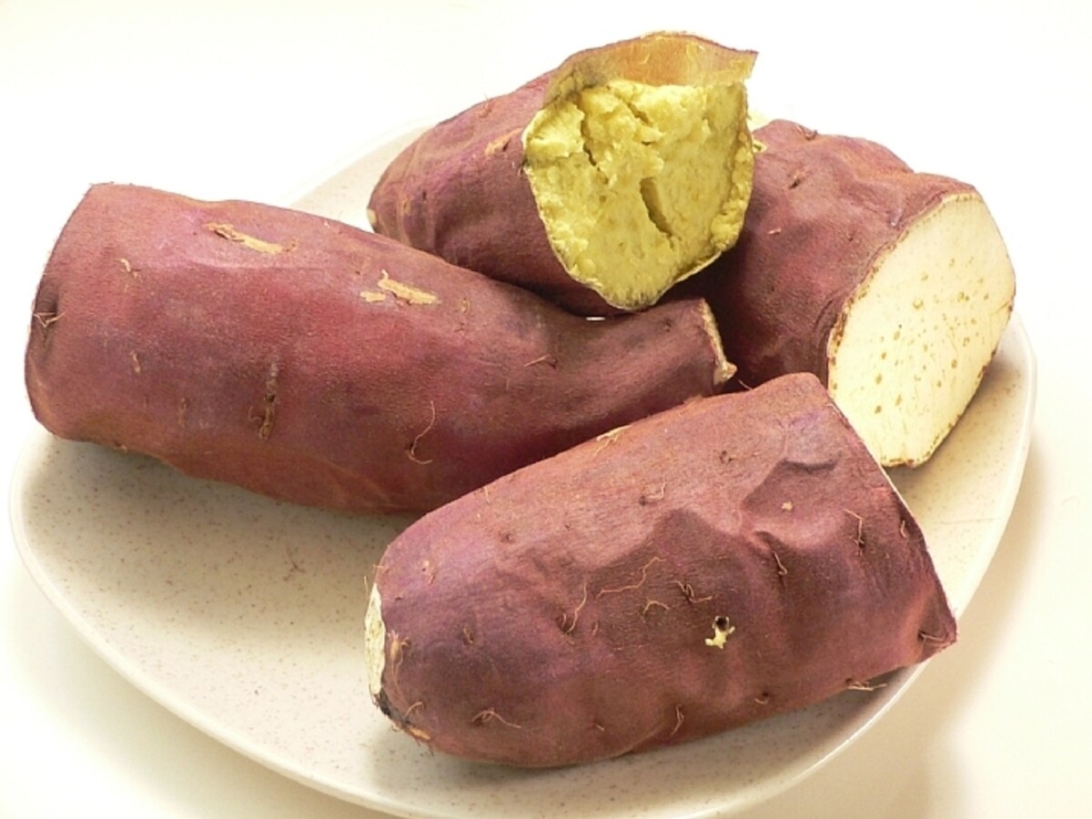 ノンオイルフライヤーで焼き芋